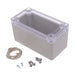 RP1045C by Hammond Manufacturing - BOX ABS GRY/CL 3.740""L X 1.970""W