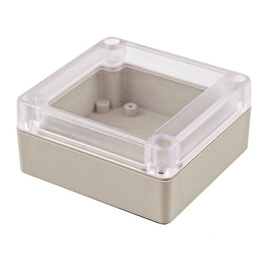 RP1055C by Hammond Manufacturing - BOX ABS GRY/CL 3.410""L X 3.210""W