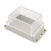 RP1145BFC by Hammond Manufacturing - BOX ABS GRY/CL 6.140""L X 3.390""W