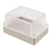 RP1145C by Hammond Manufacturing - BOX ABS GRY/CL 4.940""L X 3.390""W