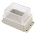 RP1155BFC by Hammond Manufacturing - BOX ABS GRY/CL 6.140""L X 3.450""W