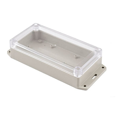 RP1165BFC by Hammond Manufacturing - BOX ABS GRY/CL 7.680""L X 3.440""W