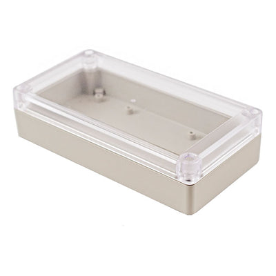 RP1165C by Hammond Manufacturing - BOX ABS GRY/CL 6.540""L X 3.410""W
