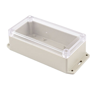 RP1175BFC by Hammond Manufacturing - BOX ABS GRY/CL 7.680""L X 3.470""W