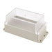 RP1185BFC by Hammond Manufacturing - BOX ABS GRY/CL 7.680""L X 3.470""W