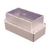RP1185C by Hammond Manufacturing - BOX ABS GRY/CL 6.535""L X 3.394""W