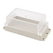 RP1195BFC by Hammond Manufacturing - BOX ABS GRY/CL 7.680""L X 3.440""W