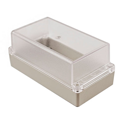 RP1195C by Hammond Manufacturing - BOX ABS GRY/CL 6.540""L X 3.400""W
