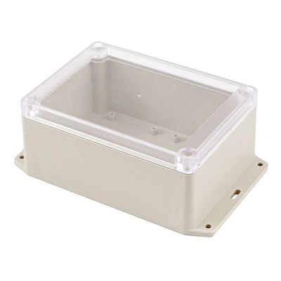 RP1215BFC by Hammond Manufacturing - BOX ABS GRY/CL 6.890""L X 4.240""W
