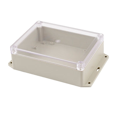 RP1235BFC by Hammond Manufacturing - BOX ABS GRY/CL 7.670""L X 4.940""W