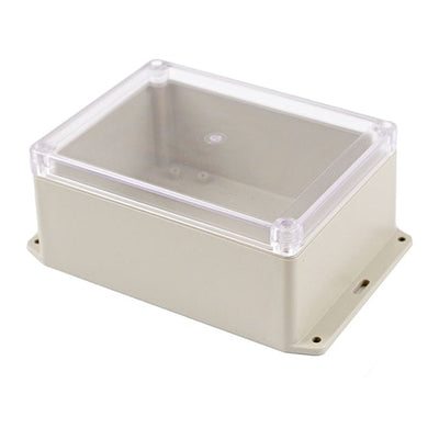 RP1245BFC by Hammond Manufacturing - BOX ABS GRY/CL 7.680""L X 5.060""W