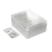 RP1285C by Hammond Manufacturing - BOX ABS GRY/CL 7.350""L X 5.784""W