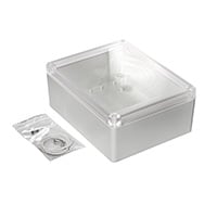 RP1285C by Hammond Manufacturing - BOX ABS GRY/CL 7.350""L X 5.784""W