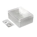 RP1285C by Hammond Manufacturing - BOX ABS GRY/CL 7.350""L X 5.784""W
