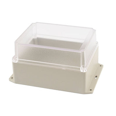 RP1385BFC by Hammond Manufacturing - BOX ABS GRY/CL 8.660""L X 5.910""W
