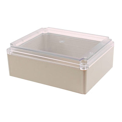RP1615C by Hammond Manufacturing - BOX ABS GRAY/CLR 10""L X 8.030""W
