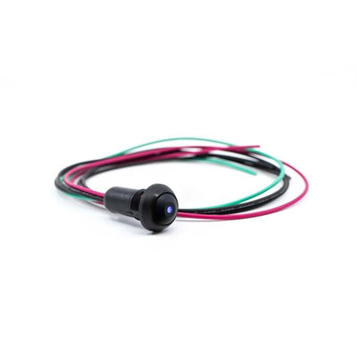 RP8100B2W1CEBLKBLKBLU by E-Switch - SWITCH PB SPST-NO 0.125A 125V