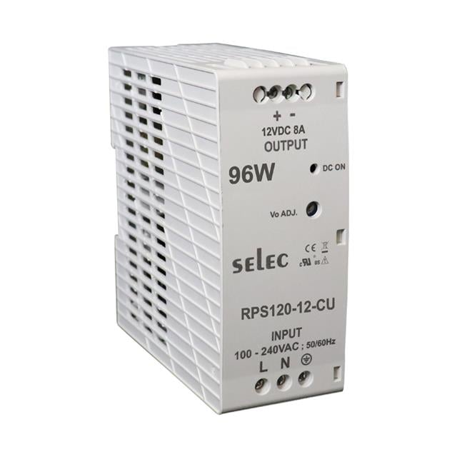 RPS120-12-CU by Selec Controls USA Inc. - AC/DC DIN RAIL SUPPLY 12V 96W