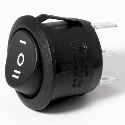 RR3112DBLKBLKNEFO by E-Switch - ROCKER SWITCH SPDT 16A 125V