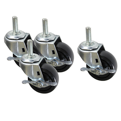 RRLDCASTER by Hammond Manufacturing - CASTERS (4) LIGHT DUTY