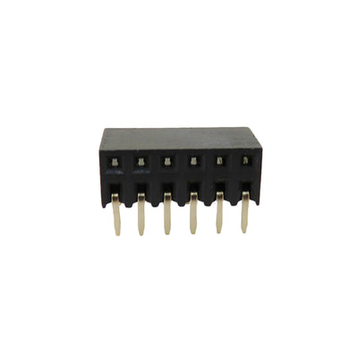 RS2BR-06-G by Adam Tech - RECEPTACLE STRIP 6P 2.54MM PITCH