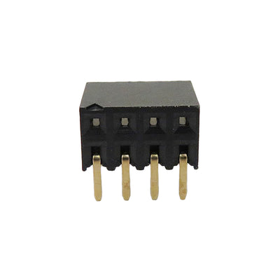 RS2BR-08-G by Adam Tech - RECEPTACLE STRIP 8P 2.54MM PITCH