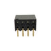 RS2BR-08-G by Adam Tech - RECEPTACLE STRIP 8P 2.54MM PITCH