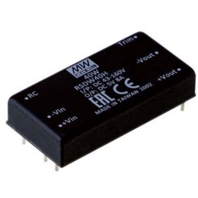 RSDW40H-12 by MEAN WELL USA Inc. - DC DC CONVERTER 12V 40W