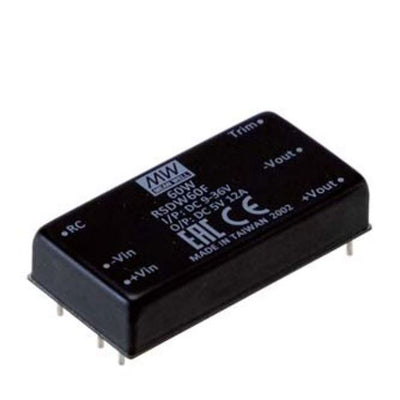 RSDW60F-24 by MEAN WELL USA Inc. - DC DC CONVERTER 24V 60W