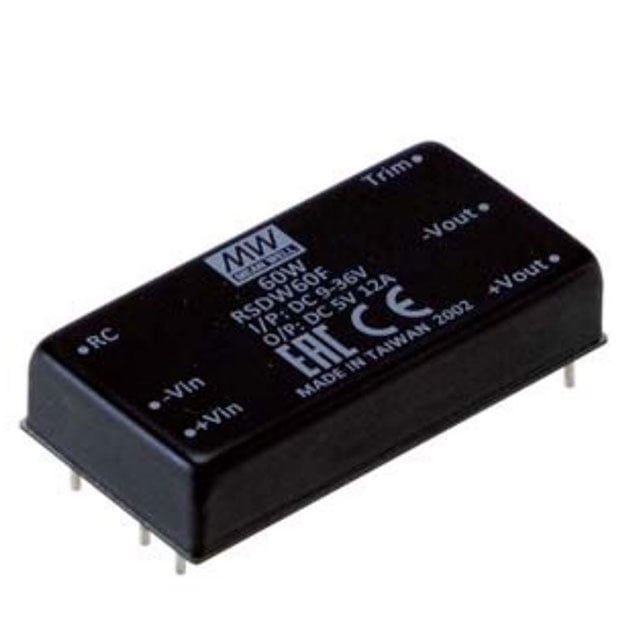 RSDW60H-48 by MEAN WELL USA Inc. - DC DC CONVERTER 48V 60W