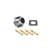 RT00104SKNH03-K by Amphenol Sine Systems Corp - CONNECTOR RECPT FMALE 4POS GOLD CRIMP