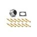 RT001412SKNH03-K by Amphenol Sine Systems Corp - CONNECTOR RECPT FMALE 12POS GOLD CRIMP