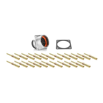 RT001823PKNH03-K by Amphenol Sine Systems Corp - CONNECTOR RECPT MALE 23POS GOLD CRIMP