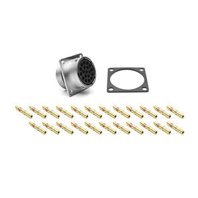 RT001823SKNH03-K by Amphenol Sine Systems Corp - CONNECTOR RECPT FMALE 23POS GOLD CRIMP