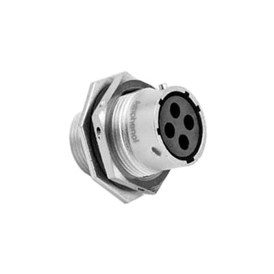 RT07144SNH by Amphenol Sine Systems Corp - CONNECTOR RECPT HSNG FMALE 4POS PNL MT