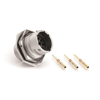 RT07147PNH-K by Amphenol Sine Systems Corp - RECEPTACLE KIT, JAM NUT, 7 POSIT