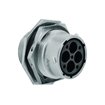 RT07164PNH by Amphenol Sine Systems Corp - CONNECTOR RECPT HSNG MALE 4POS PNL MNT