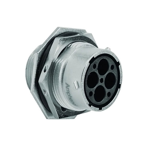 RT07164PNH by Amphenol Sine Systems Corp - CONNECTOR RECPT HSNG MALE 4POS PNL MNT
