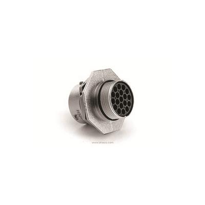 RT071619PNH03 by Amphenol Sine Systems Corp - JAM NUT RECEPTACLE, MALE WITH SI