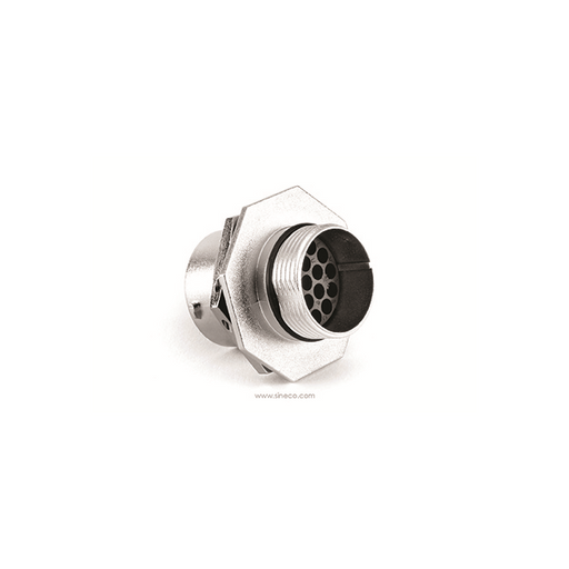 RT071619SNH03 by Amphenol Sine Systems Corp - JAM NUT RECEPTACLE, FEMALE WITH