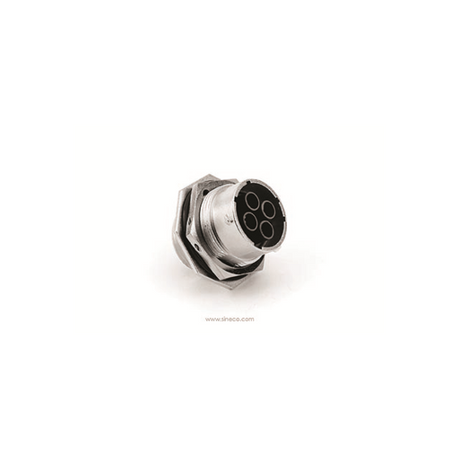 RT07164SNH03 by Amphenol Sine Systems Corp - JAM NUT RECEPTACLE, FEMALE WITH