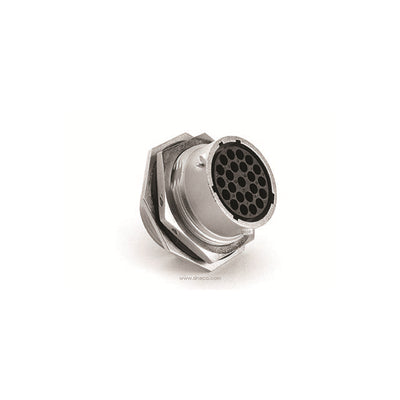 RT071823SNH03 by Amphenol Sine Systems Corp - JAM NUT RECEPTACLE, FEMALE WITH