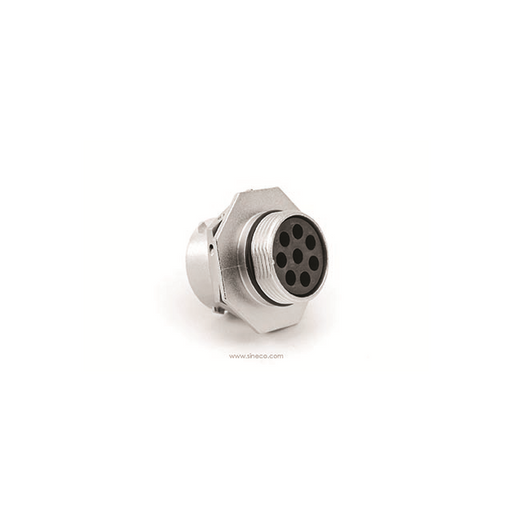 RT07188PNH03 by Amphenol Sine Systems Corp - JAM NUT RECEPTACLE, MALE WITH SI