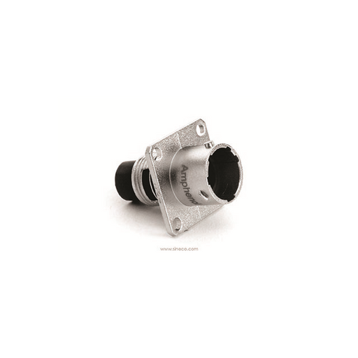 RT0W0106PNH03 by Amphenol Sine Systems Corp - SQUARE FLANGE RECEPTACLE, MALE W