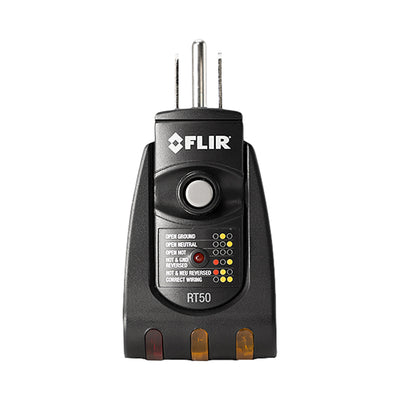 RT50 by Teledyne FLIR Commercial Systems - RECEPTACLE TESTER & GFCI CHECK