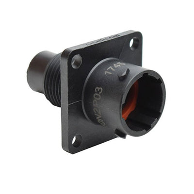 RTS010N2P03 by Amphenol Sine Systems Corp - CONNECTOR RECPT HSNG MALE 4POS PNL MNT