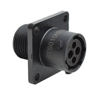 RTS010N2S03 by Amphenol Sine Systems Corp - CONNECTOR RECPT HSG FMALE 4POS PNL MNT