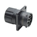 RTS012N8SHEC03 by Amphenol Sine Systems Corp - CONNECTOR RECPT HSNG FMALE 8POS PNL MT