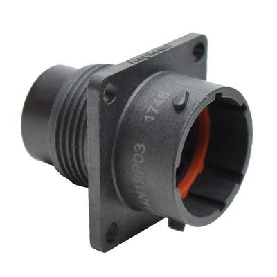 RTS014N19P03 by Amphenol Sine Systems Corp - CONNECTOR RECPT HSNG MALE 19POS PNL MT