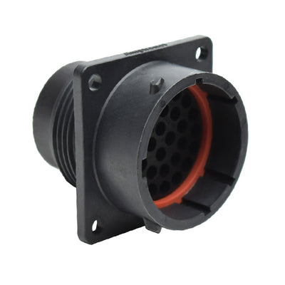 RTS018N32P03 by Amphenol Sine Systems Corp - CONNECTOR RECPT HSNG MALE 32POS PNL MT